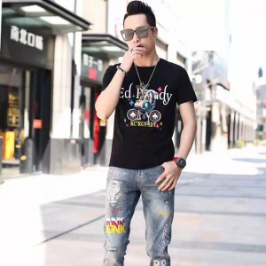 Strikket Digital Crewneck T-Shirt